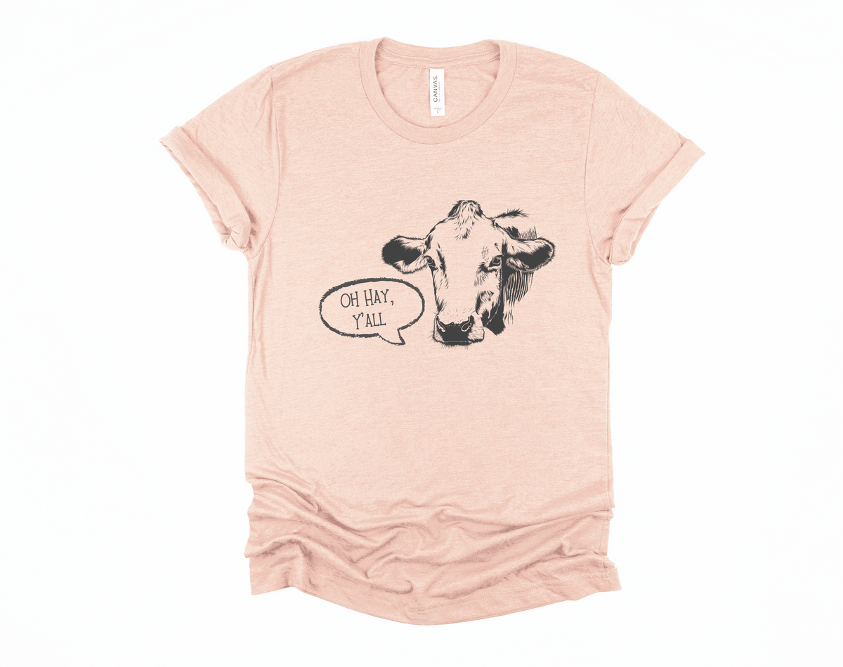 Funny Cow T-Shirt, Cow Lover Gift, Funny Farmer Sweater, Farming Gifts for Women, Barnyard Farm Girl Tshirts, Heifers Sweatshirt, Cowgirl T White /