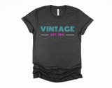 Vintage 1971 Shirt | 50th Birthday Shirt | Retro 1971 Shirt | 70s Birthday Shirt | Birthday Gift | 50th Birthday Party | Funny Bday Shirt