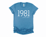 1981 Limited Edition Shirt | Forty and Fabulous | 40th Birthday Shirt | 1981 Shirt | 80s Birthday | Birthday Gift | Funny Birthday Shirt