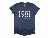 1981 Limited Edition Shirt | Forty and Fabulous | 40th Birthday Shirt | 1981 Shirt | 80s Birthday | Birthday Gift | Funny Birthday Shirt