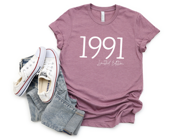 1991 Limited Edition Shirt | 30th Birthday Shirt | 1991 Shirt | 90s Birthday Shirt | Birthday Gift | Dirty Thirty | Funny Birthday Shirt