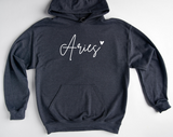 Aries Hoodie | Aries Sweatshirt | Aries Astrology | Aries Birthday Gift | Zodiac Sign | Aries Star Sign | Constellation | Gift for Friend