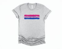 Bi Pride T-Shirt | Bi Flag Tee | Bisexual Flag LGBT | Gay Pride T Shirt | LGBTQ Gift | Pride Month