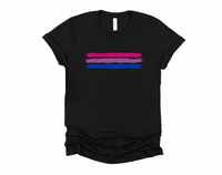 Bi Pride T-Shirt | Bi Flag Tee | Bisexual Flag LGBT | Gay Pride T Shirt | LGBTQ Gift | Pride Month