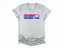 Bi Love T-Shirt | Bi Pride Shirt | Bisexual Flag | LGBTQ Shirt | LGBT Tee | Pride Month | Love Is Love