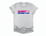 Bi Love T-Shirt | Bi Pride Shirt | Bisexual Flag | LGBTQ Shirt | LGBT Tee | Pride Month | Love Is Love