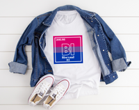 Bisexual Periodic Table T-Shirt | Bi Pride Shirt | Pride Month | Cute LGBTQ Top