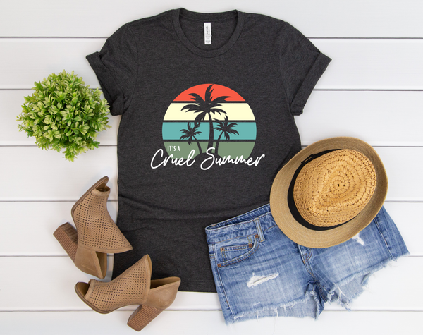 It's a Cruel Summer Shirt | Cruel Summer Shirt | Summer Shirt | Palm Tree Tshirt | Summer Vibes Shirt | Hello Summer | Gift for Friend