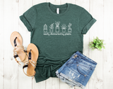 Easily Distracted By Plants Shirt | Gardening Shirt | Plant Lady Gift | Plant Mom | Love To Garden Shirt | Gardener Gift | Succulent