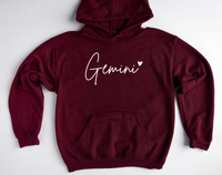 Gemini Hoodie | Gemini Hoodie | Gemini Sweatshirt | Gemini Astrology | Gemini Birthday Gift | Zodiac Sign | Gemini Star Sign | Constellation | Gift for Friend