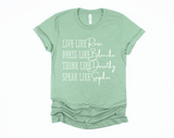 Live Like Rose, Dress Like Blanche, Think Like Dorothy, Speak Like Sophia Shirt | TV Show Shirt | Stay Golden | Gift for Her | Summer Shirt