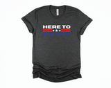 Here to Blow Shit Up July 4th T-Shirt | Fourth of July Tee | Funny Fireworks Shirt | Patriotic Americana | Independence Day | Military Veteran