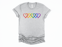 Pride Hearts Shirt | Pride 2021 | Love Wins | Pride Month | LGBTQ Shirt | Gay Pride Shirt | LGBT | Pride Shirt | Rainbow Pride Shirt