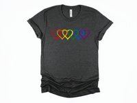 Pride Hearts Shirt | Pride 2021 | Love Wins | Pride Month | LGBTQ Shirt | Gay Pride Shirt | LGBT | Pride Shirt | Rainbow Pride Shirt