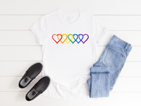 Pride Hearts Shirt | Pride 2021 | Love Wins | Pride Month | LGBTQ Shirt | Gay Pride Shirt | LGBT | Pride Shirt | Rainbow Pride Shirt