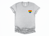 Love Heart Shirt | Pride Shirt | Pride 2021 | Love Wins | Pride Month | LGBTQ Shirt | Gay Pride Shirt | LGBT | Pride | Rainbow Pride Shirt