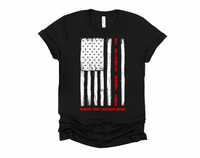 My Rights Don't End Where Your Feelings Begin T-Shirt | Military Veteran Tee | Patriotic Americana Shirt | Distressed USA Flag | Gun Owner | 2nd Amendment Rights | Defend Our Country