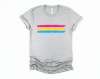 Pan Pride T-Shirt | Pansexual Flag Tee | Pansexual Pride T Shirt | Subtle Pride Shity | LGBTQ Pride Gift | Gender Blind TShir | Black Pride | Hearts Not Parts | Pride Month