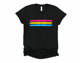 Pan Pride T-Shirt | Pansexual Flag Tee | Pansexual Pride T Shirt | Subtle Pride Shity | LGBTQ Pride Gift | Gender Blind TShir | Black Pride | Hearts Not Parts | Pride Month