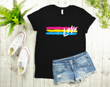 Pan Love T-Shirt | Pan Pride Shirt | Pansexual Flag | LGBTQ Shirt | LGBT Tee | Queer Gift | Pride Month