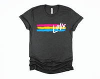 Pan Love T-Shirt | Pan Pride Shirt | Pansexual Flag | LGBTQ Shirt | LGBT Tee | Queer Gift | Pride Month