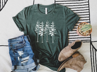 Pine Trees Shirt | Nature Shirt | Forest Shirt | Nature Lover | Gift for a Nature Lover | Hiking Shirt | Save the Trees | Adventurer Shirt