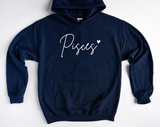 Pisces Hoodie | Pisces Sweatshirt | Pisces Astrology | Pisces Birthday Gift | Zodiac Sign | Constellation | Horoscope | Gift for Friend