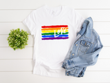 Rainbow Love Shirt | Pride 2021 | Love Wins | Pride Month | LGBTQ Shirt | Gay Pride Shirt | LGBT | Gay Pride Gift | Pride Gift | Pride Week