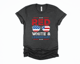 Red White & Legendary T-Shirt | Funny July 4th Shirt | Americana Patriotic | America Fourth of July Tee | Independence Day | Home of the Brave