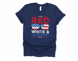 Red White & Legendary T-Shirt | Funny July 4th Shirt | Americana Patriotic | America Fourth of July Tee | Independence Day | Home of the Brave