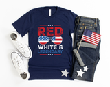 Red White & Legendary T-Shirt | Funny July 4th Shirt | Americana Patriotic | America Fourth of July Tee | Independence Day | Home of the Brave