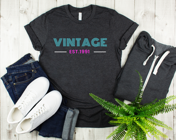Vintage 1991 Shirt | 30th Birthday Shirt | Retro 1991 Shirt | 90s Birthday Shirt | Birthday Gift | 30th Birthday Party | Funny Bday Shirt