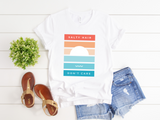 Salty Hair Don't Care Shirt | Beach Lover Gift | Beach Lover | Ocean Lover | Gift for Her | Beach Vibes | Beach Vacation | Vacation Shirt