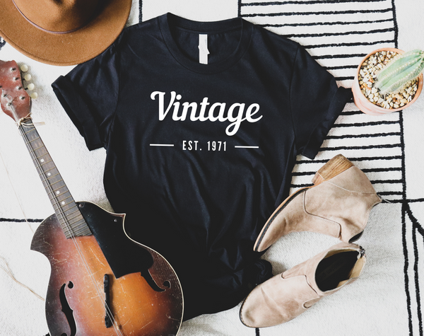 Classic Vintage 1971 Shirt | 50th Birthday Shirt | 1971 Shirt | 70s Birthday Shirt | Birthday Gift | 50th Birthday Party | Funny Birthday Shirt