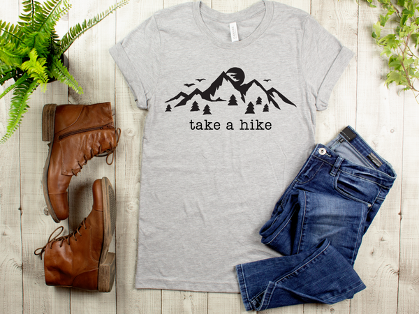 Take a Hike Shirt | Nature Shirt | Mountains Shirt | Nature Lover | Gift for a Nature Lover | Hiking Shirt | Save the Trees | Outdoors Shirt