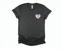 Trans Heartbeat T-Shirt | LGBTQ Heart Shirt | Trans Flag Shirt | Trans Right are Human Rights | Trans Pride LGBTQ Shirt | Transgender Shirt | Black Trans T Shirt | Trans Clothing Pride | LGBT Shirt,