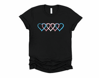 Trans Heart T-Shirt | Transgender Shirt | Trans Flag | Subtle Trans Tee | LGBTQ Pride Shirt | LGBT Ally | Pride Month