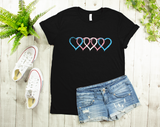 Trans Heart T-Shirt | Transgender Shirt | Trans Flag | Subtle Trans Tee | LGBTQ Pride Shirt | LGBT Ally | Pride Month