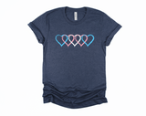 Trans Heart T-Shirt | Transgender Shirt | Trans Flag | Subtle Trans Tee | LGBTQ Pride Shirt | LGBT Ally | Pride Month