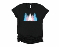 Trans Trees T-Shirt | Trans Pride Shirt | Transgender Flag Tee | LGBTQ | Trans Rainbow | Trans Mom | Trans Ally