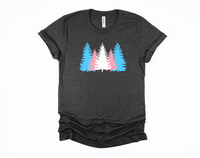 Trans Trees T-Shirt | Trans Pride Shirt | Transgender Flag Tee | LGBTQ | Trans Rainbow | Trans Mom | Trans Ally