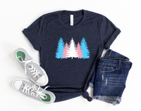 Trans Trees T-Shirt | Trans Pride Shirt | Transgender Flag Tee | LGBTQ | Trans Rainbow | Trans Mom | Trans Ally