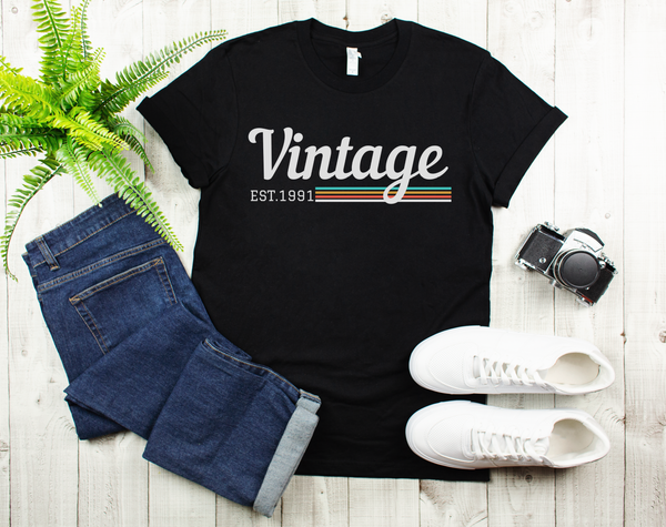 Vintage 1991 Shirt | 30th Birthday Shirt | 1991 Shirt | 90s Birthday Shirt | Birthday Gift | 30th Birthday Party | Funny Birthday Shirt